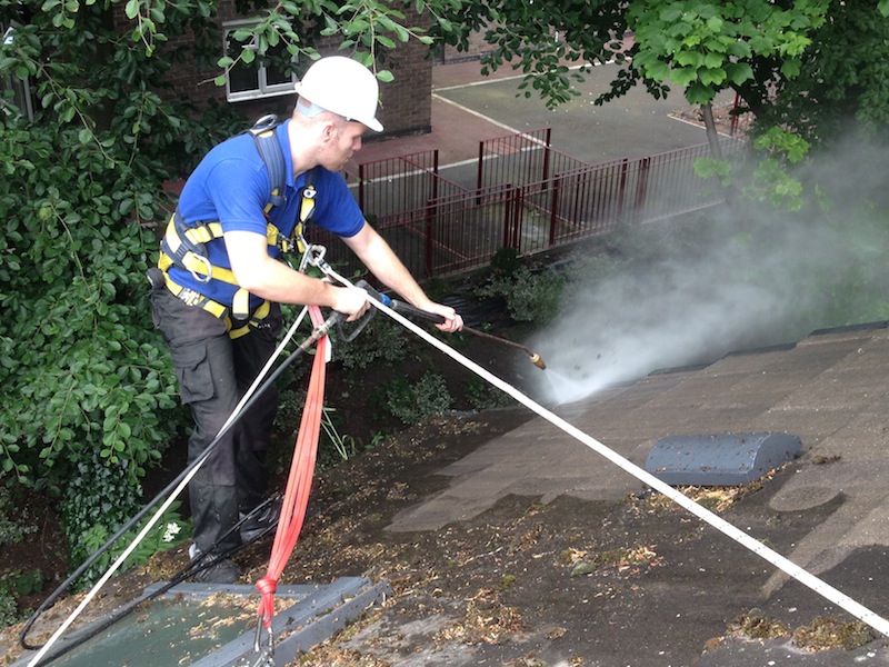 image of roof cleaning skelmersdale