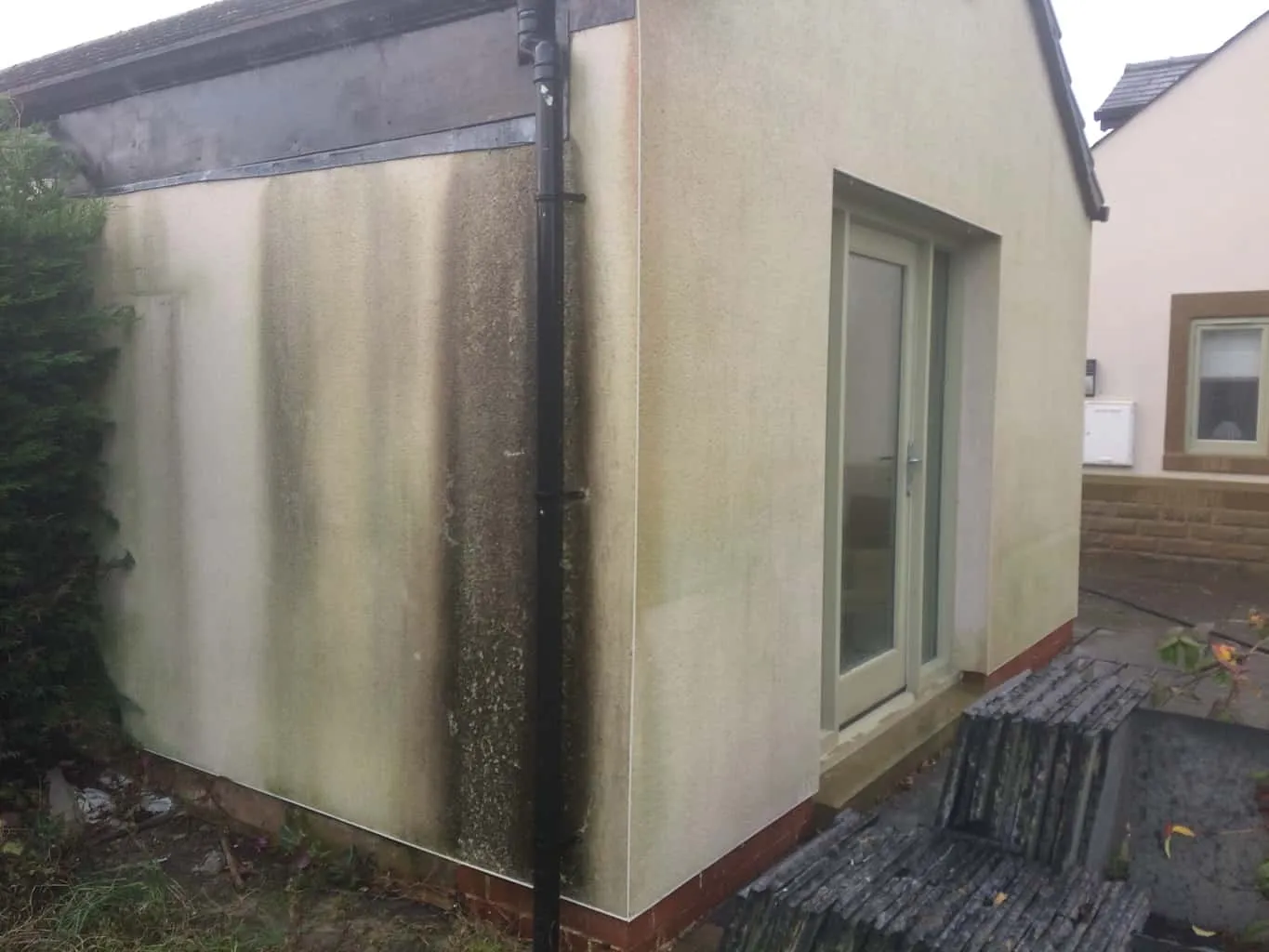 How do you remove Algae from External Walls www.cleaning-service.uk.com