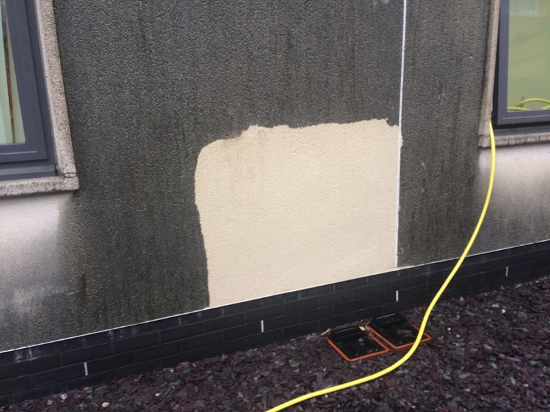 How to Remove stains from render