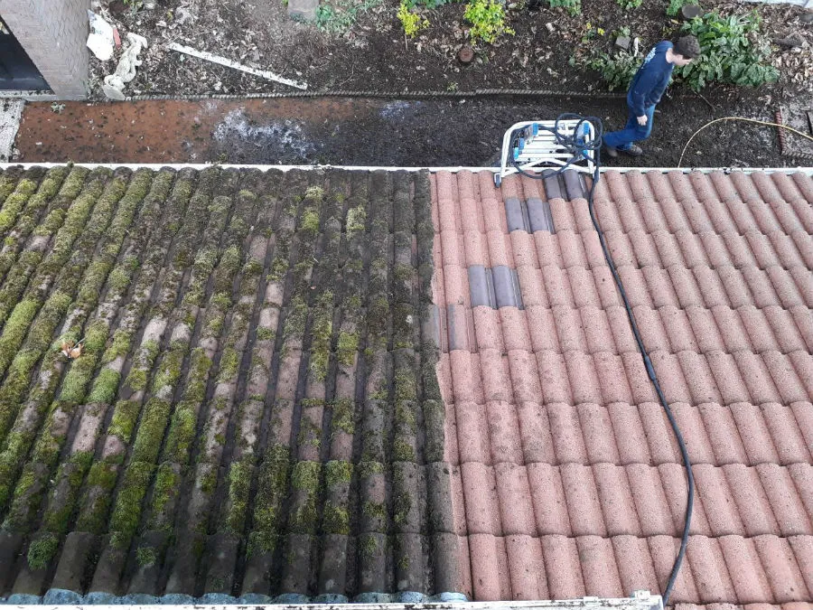 image of Roof Cleaning in Skelmersdale Lancashire www.cleaning-service.uk.com