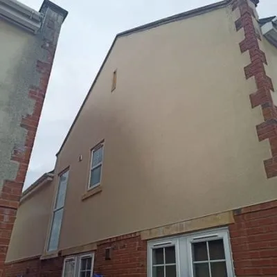 k render professionally cleaned by render cleaning in Manchester